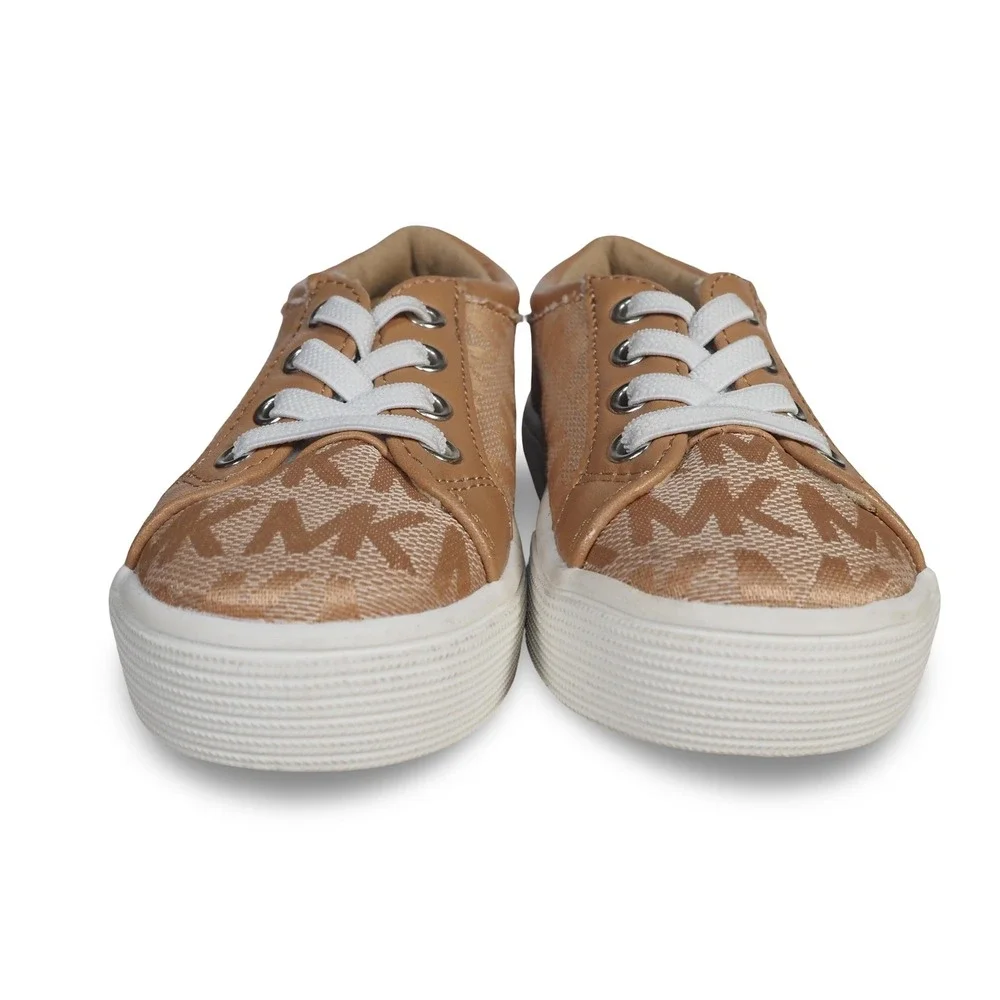 Michael‎ Kors MK Oake 2 Signature Sneakers Tan Toddler 5